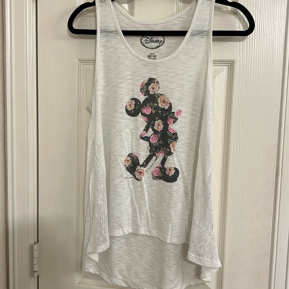 Floral Minnie Mouse Tank Top